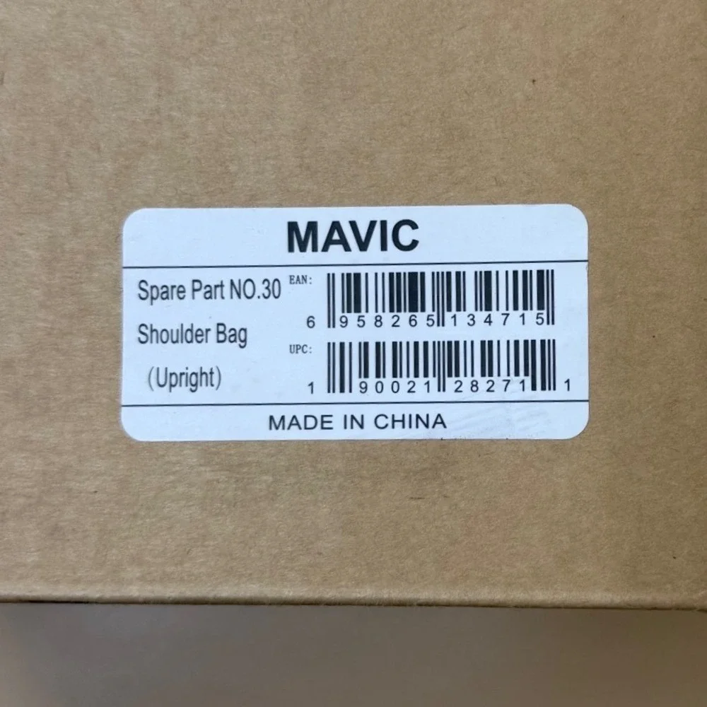 DJI Mavic Shoulder Bag Upright Spare Part NO.30 Black Drone Carrying Case NWT